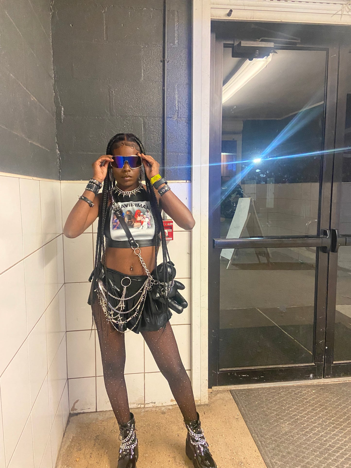 Custom pleated skirt and customized top