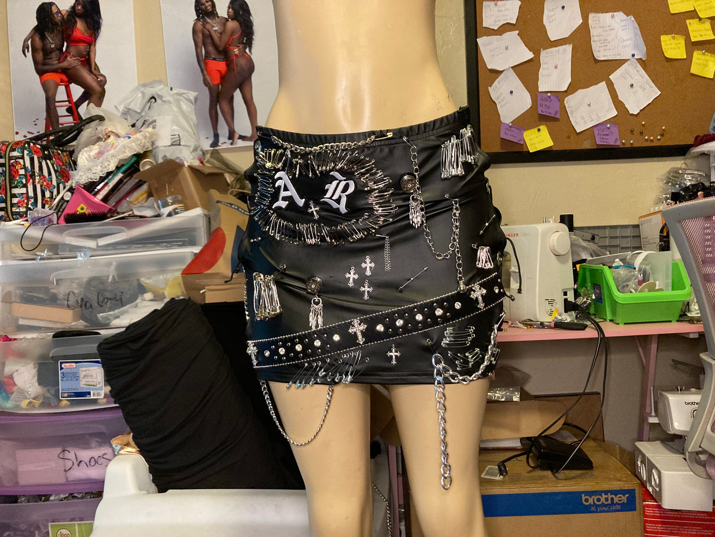 Goth Junk Skirt