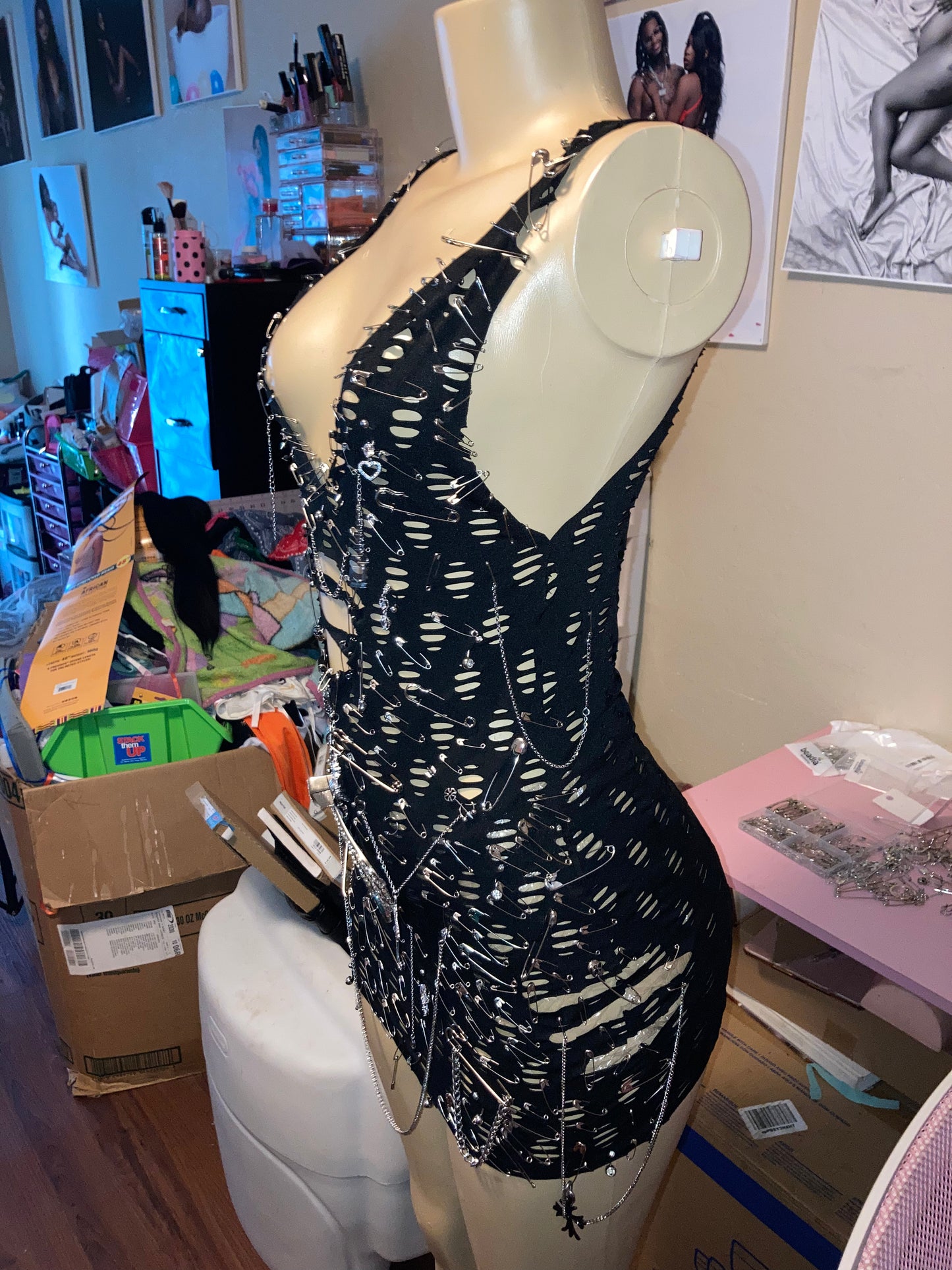 Baddie Rock mini dress