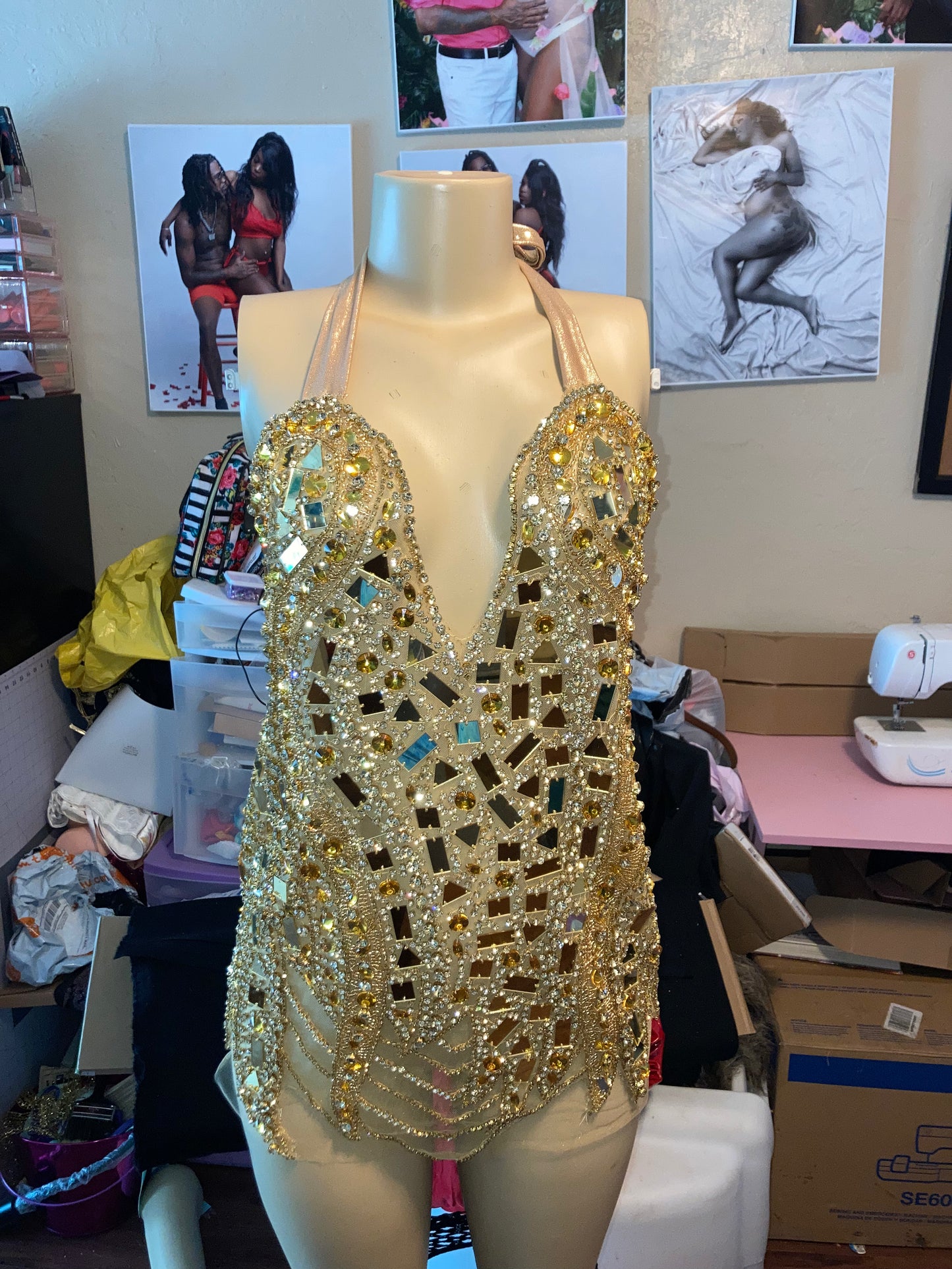 Gold Birthday dress