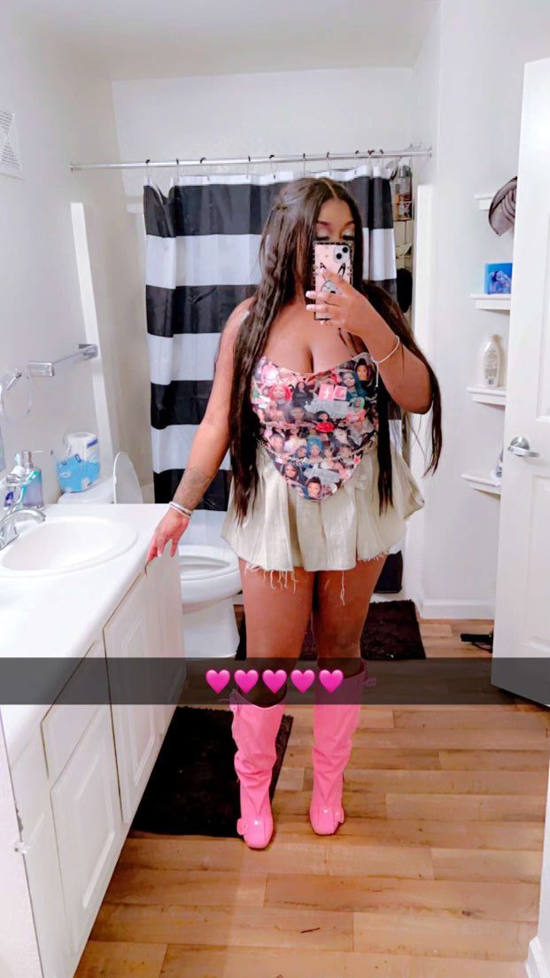 Custom Collage Corset