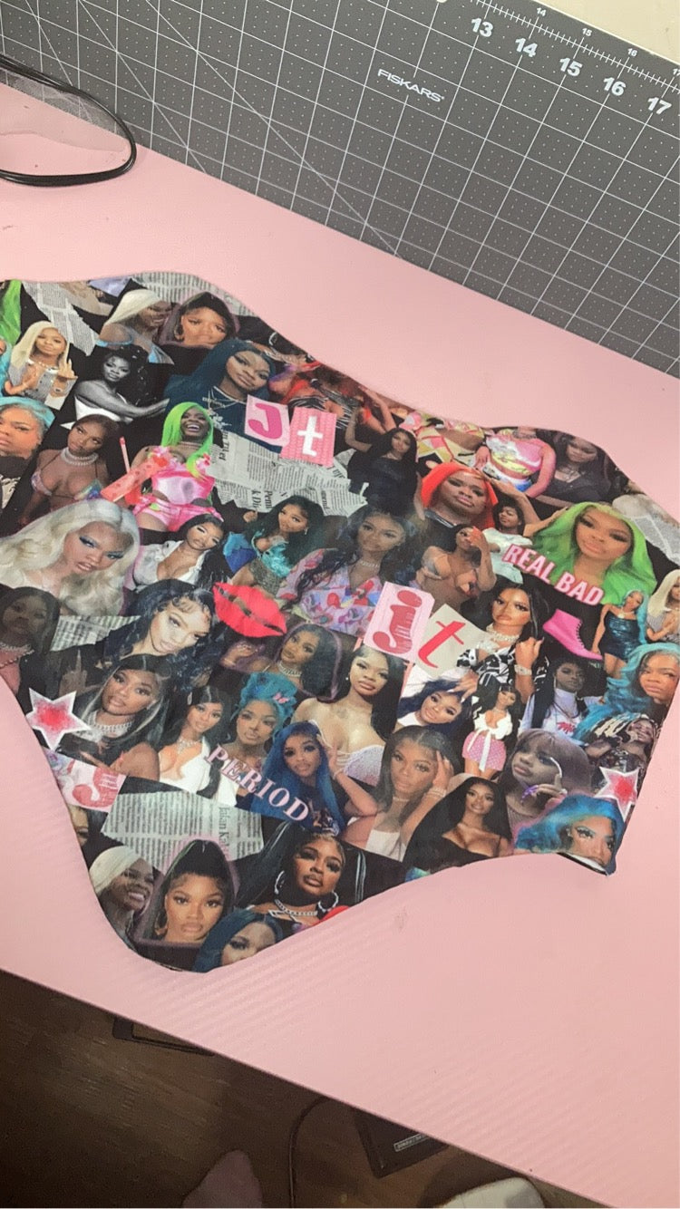 Custom Collage Corset