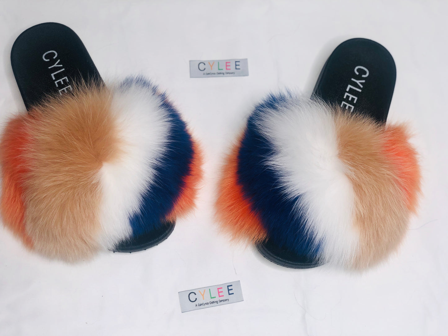 Gator Blend Fur Slides
