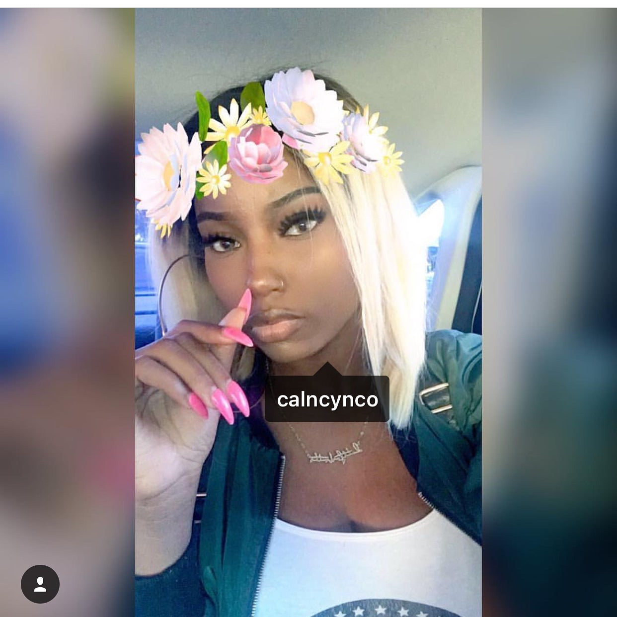 Blonde with dark roots straight