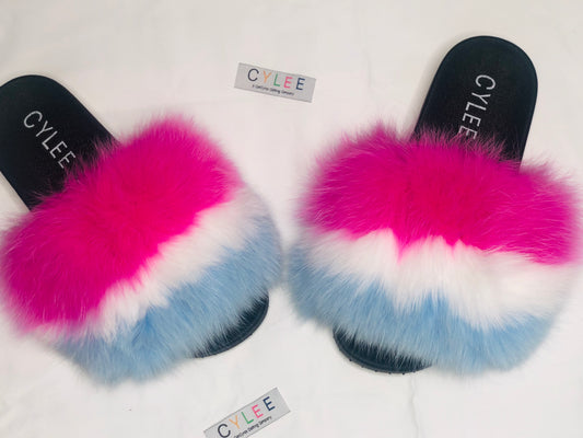 Bay Fur Slides