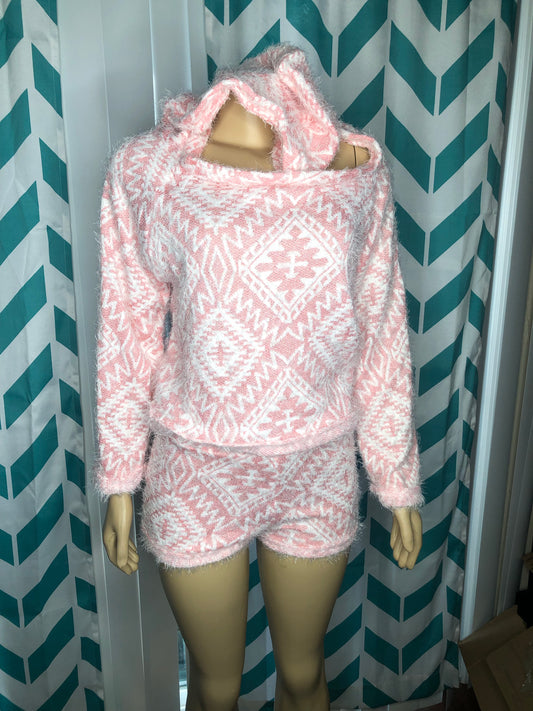 Hooded Short Set