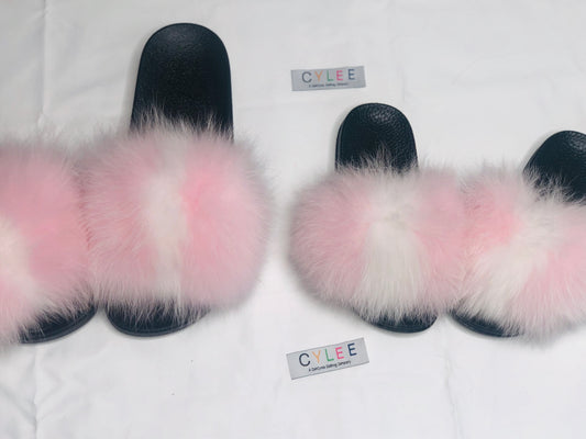 Starburst Fur Slides