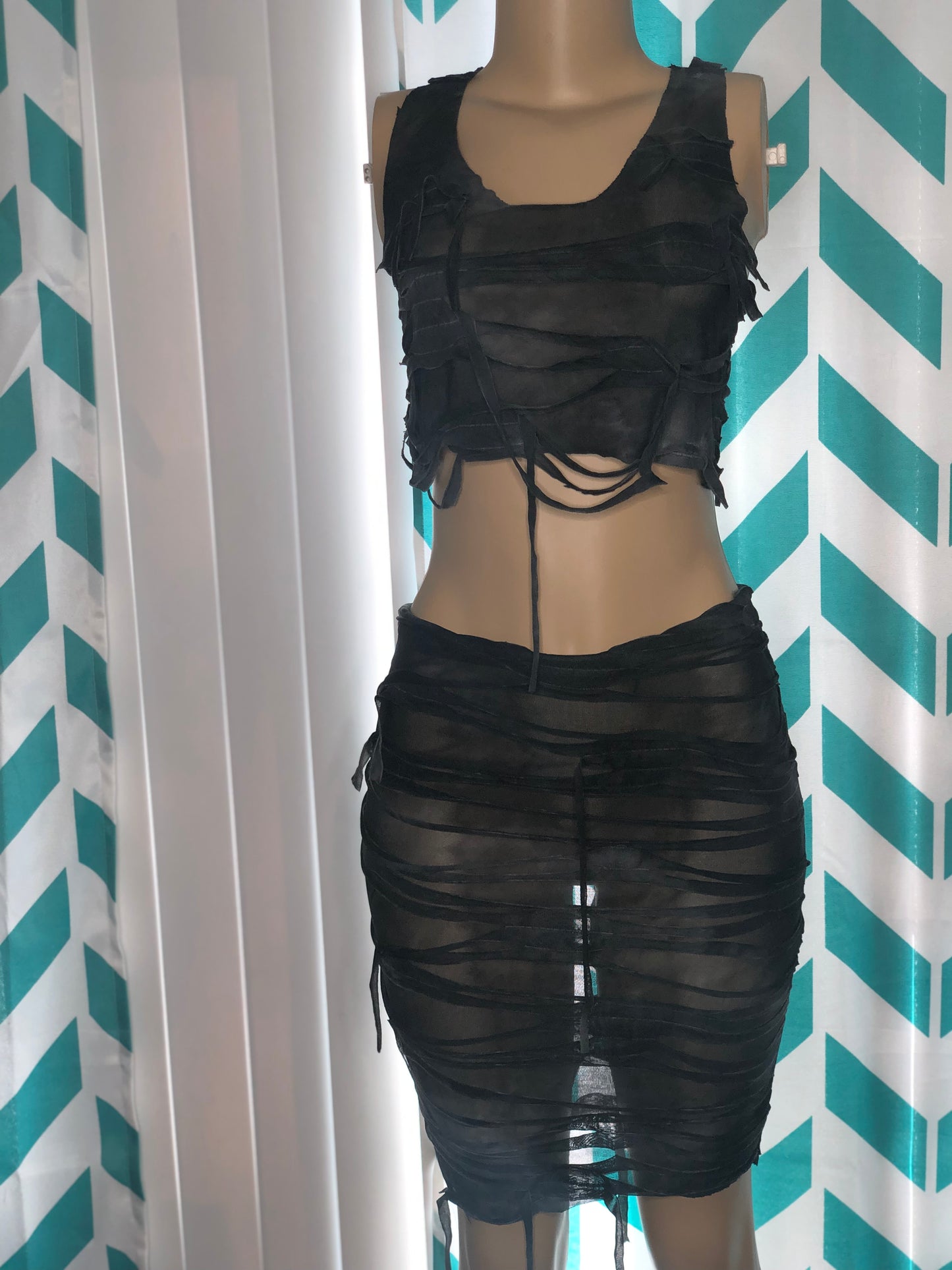 Don't judge me skirt set